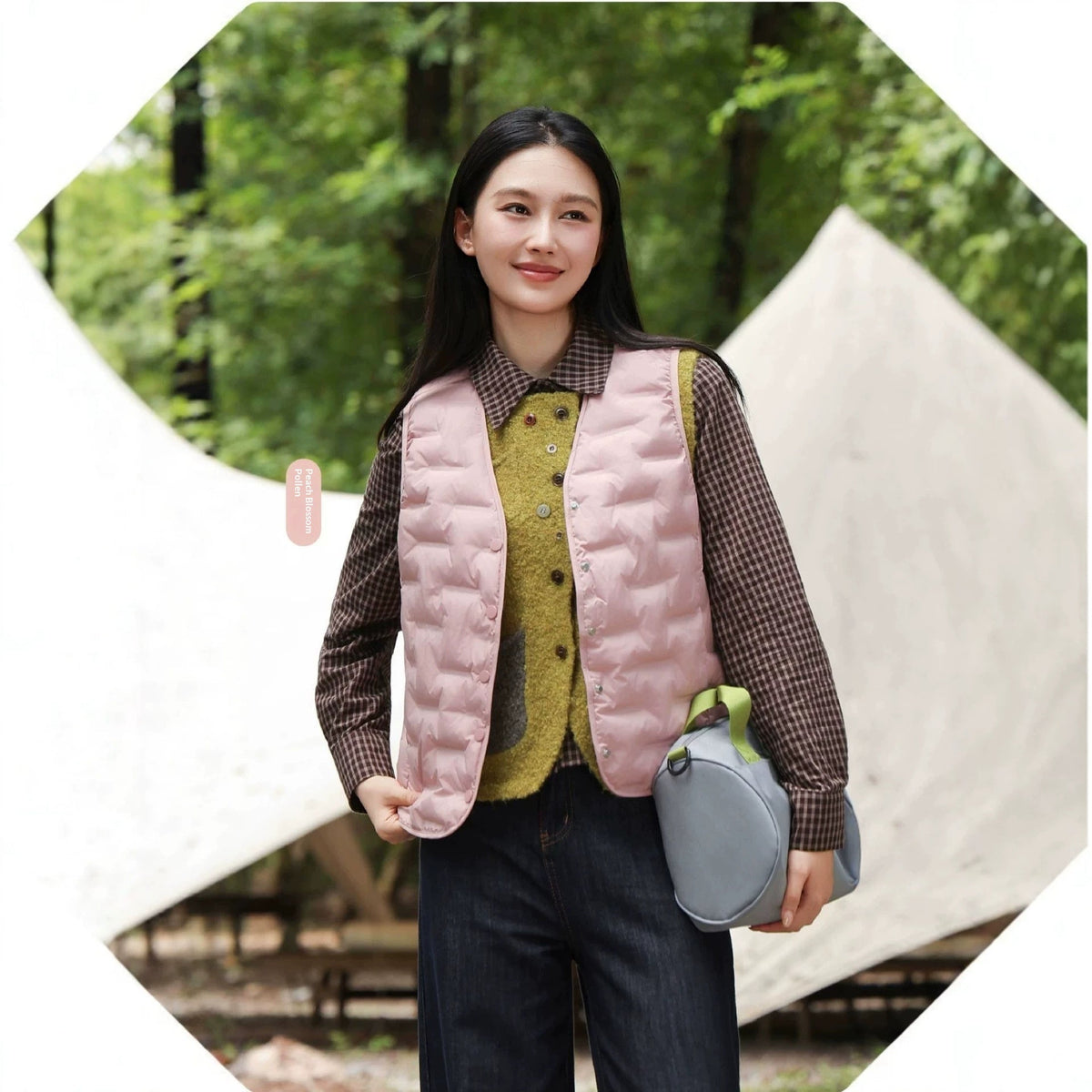 Down-filled Vest For Outdoor Wear Waterproof Womens Waistcoat