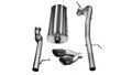 Corsa 11-14 GMC Yukon 6.2L V8 3in Cat-Back Single Side w Twin 4in Black Pro-Series Tips 14882BLK