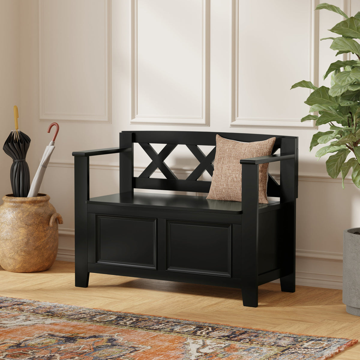 Amherst Small Entryway Storage Bench