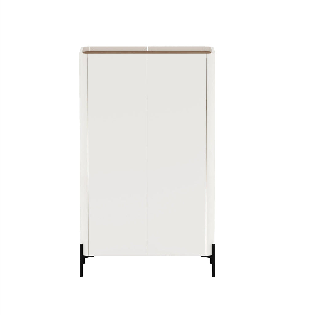 Abbey 32" Tempered Glass Bookcase Cabinet
