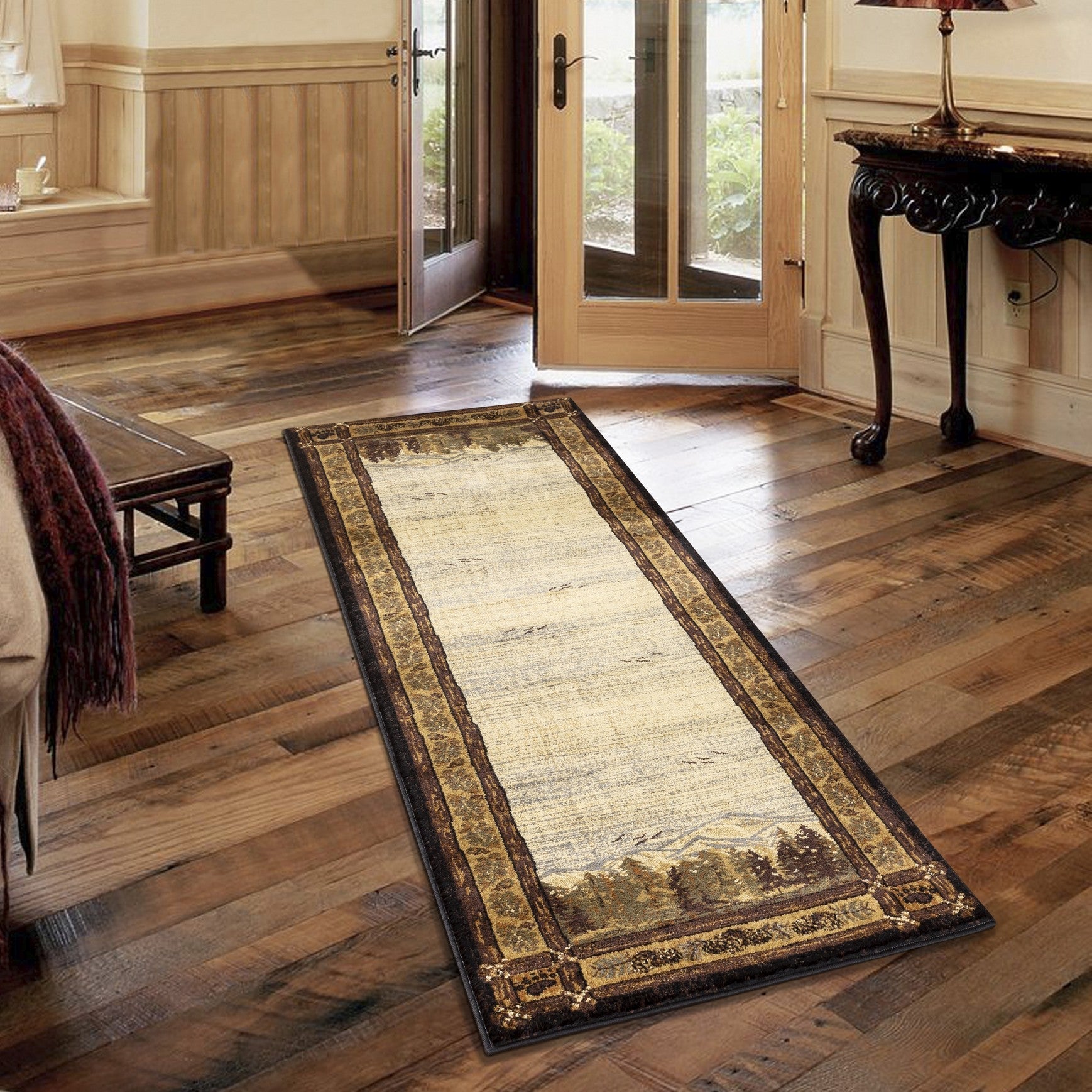 Nature's Nest Lodge Accent Rug