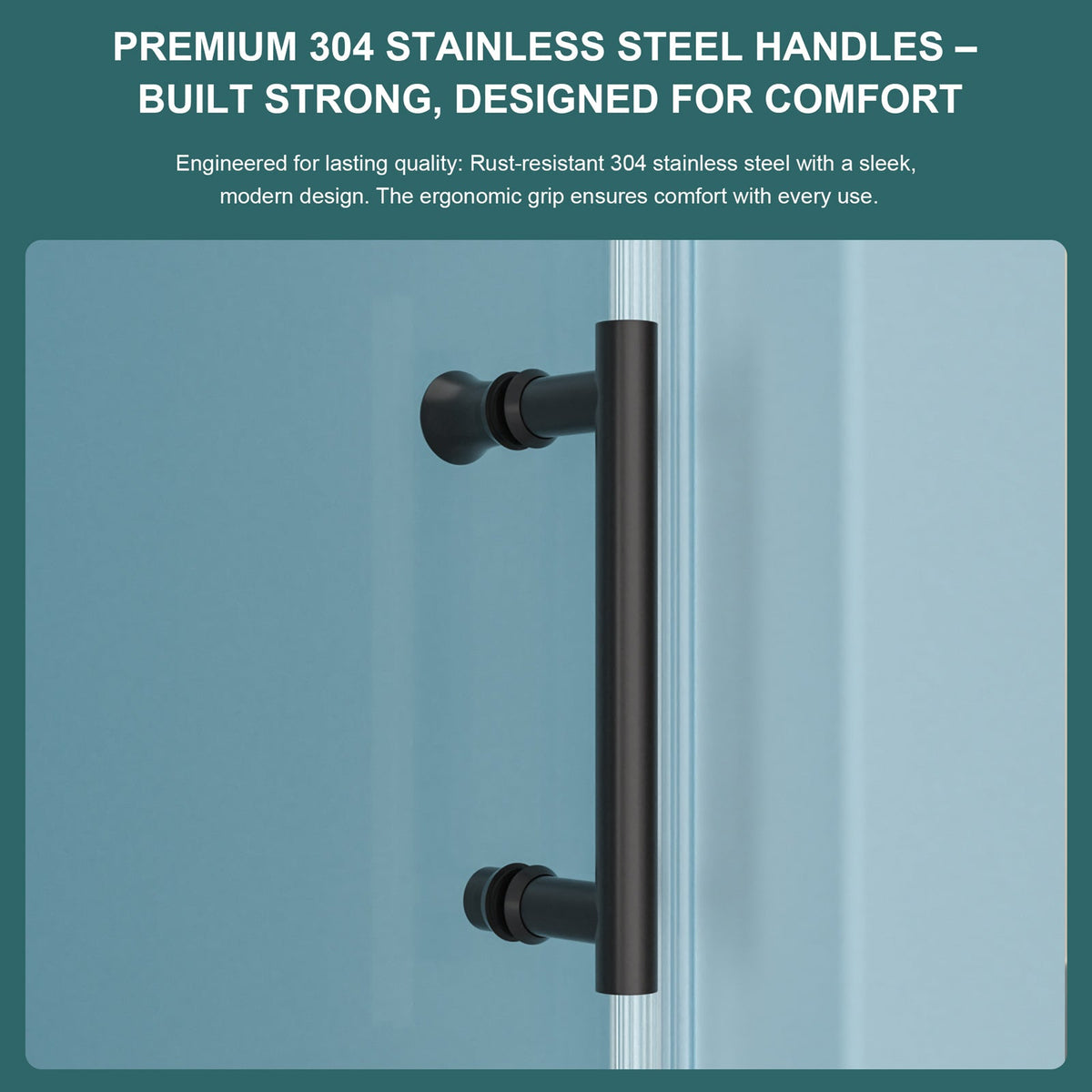 Shower Door 48" W x 76" H Single Sliding Bypass Shower Enclosure