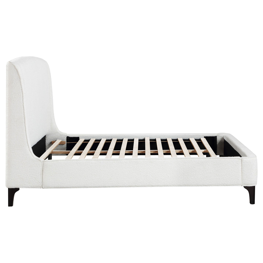 Theodore Snow Upholstered Queen Wingback Bed