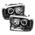 Spyder Ford F250 Super Duty 99-04 Projector Version 2 CCFL Halo LED Blk PRO-YD-FF25099-1P-G2-CCFL-BK 5030122