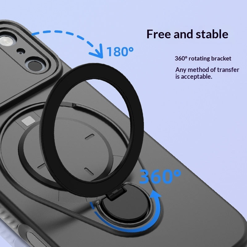 Magnetic Skin Feel Bracket Drop Proof Phone Case