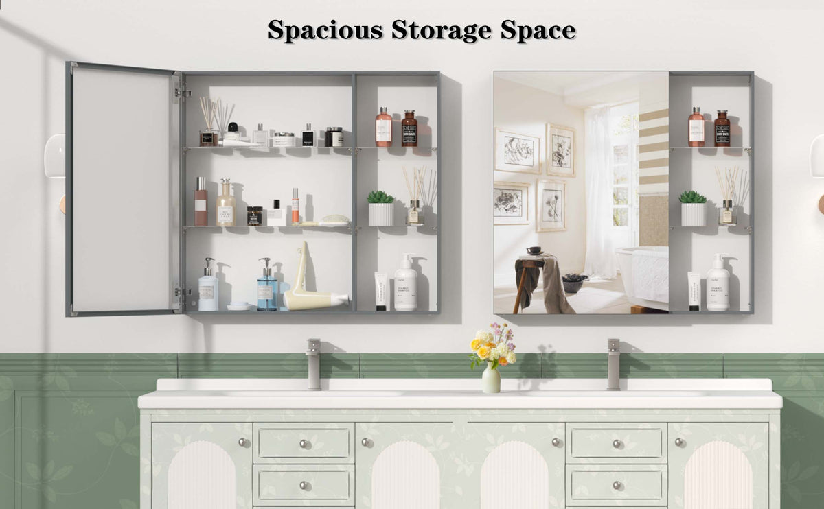 30'' x 28'' Medicine Cabinet with Mirror
