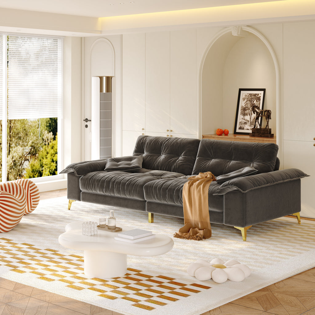 104.7" Modern 4-Seater Cloud Sofa