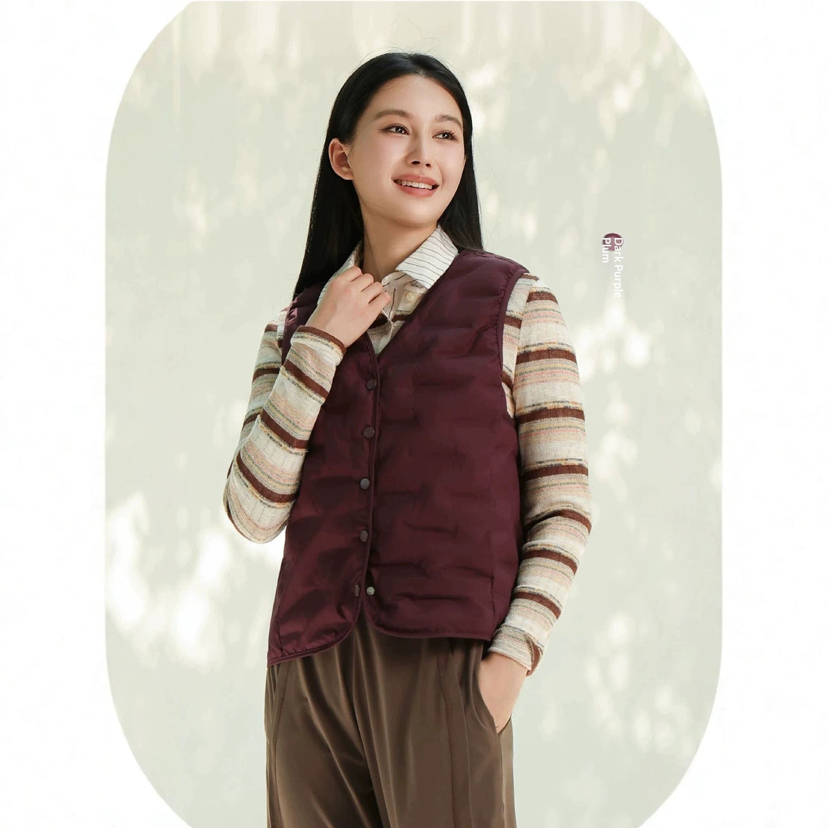 Down-filled Vest For Outdoor Wear Waterproof Womens Waistcoat