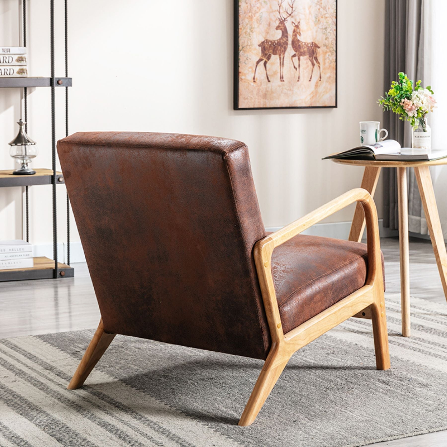 Classic Mid Century Modern Accent Chairs for Living Room or Bedroom