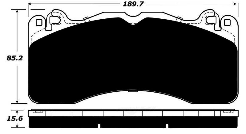 Porterfield Brake Pads for 2016 FORD Mustang GT Perf. Pkg