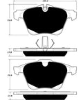Porterfield Brake Pads for 2016 JAGUAR XJ/XJL V6