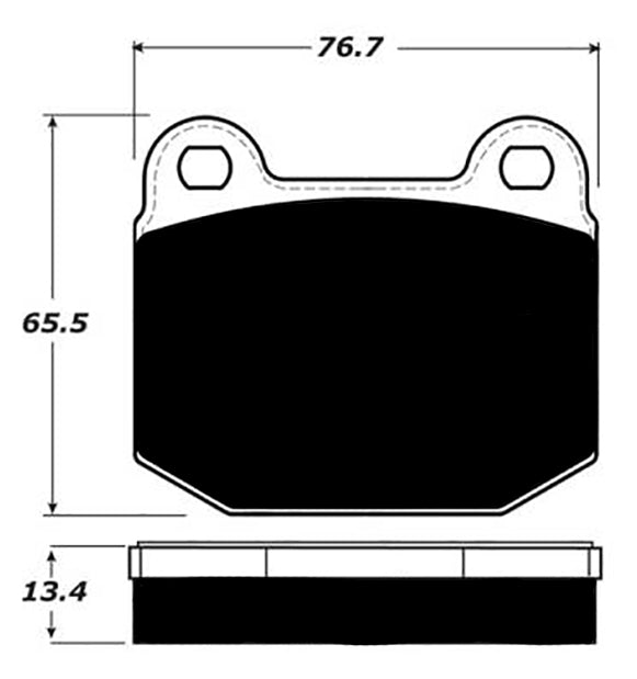 Porterfield Brake Pads for 1997 LOTUS ELISE