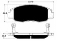 Porterfield Brake Pads for 2007 HONDA CIVIC Sedan LX