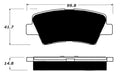 Porterfield Brake Pads for 2017 KIA Optima 2.0L Turbo w/EPB