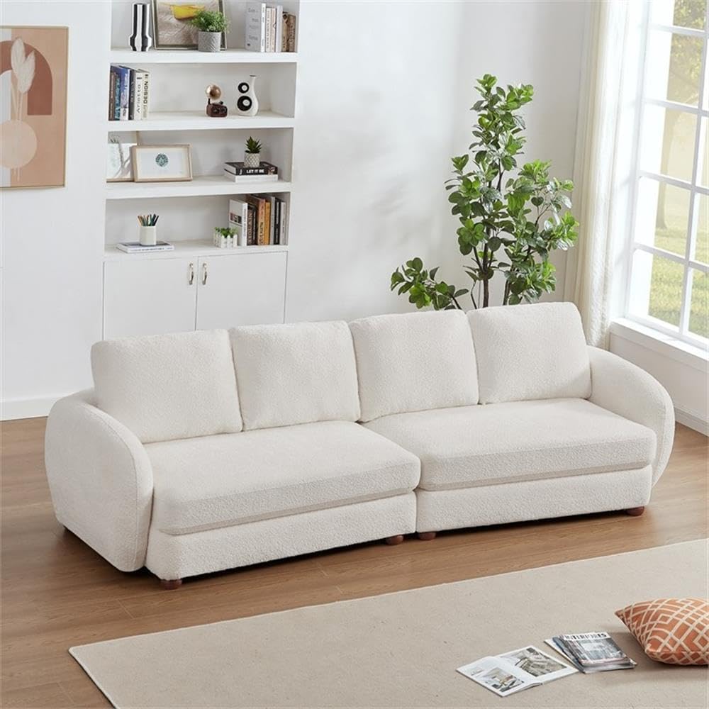 Paton 114.5'' Boucle Fabric Sofa