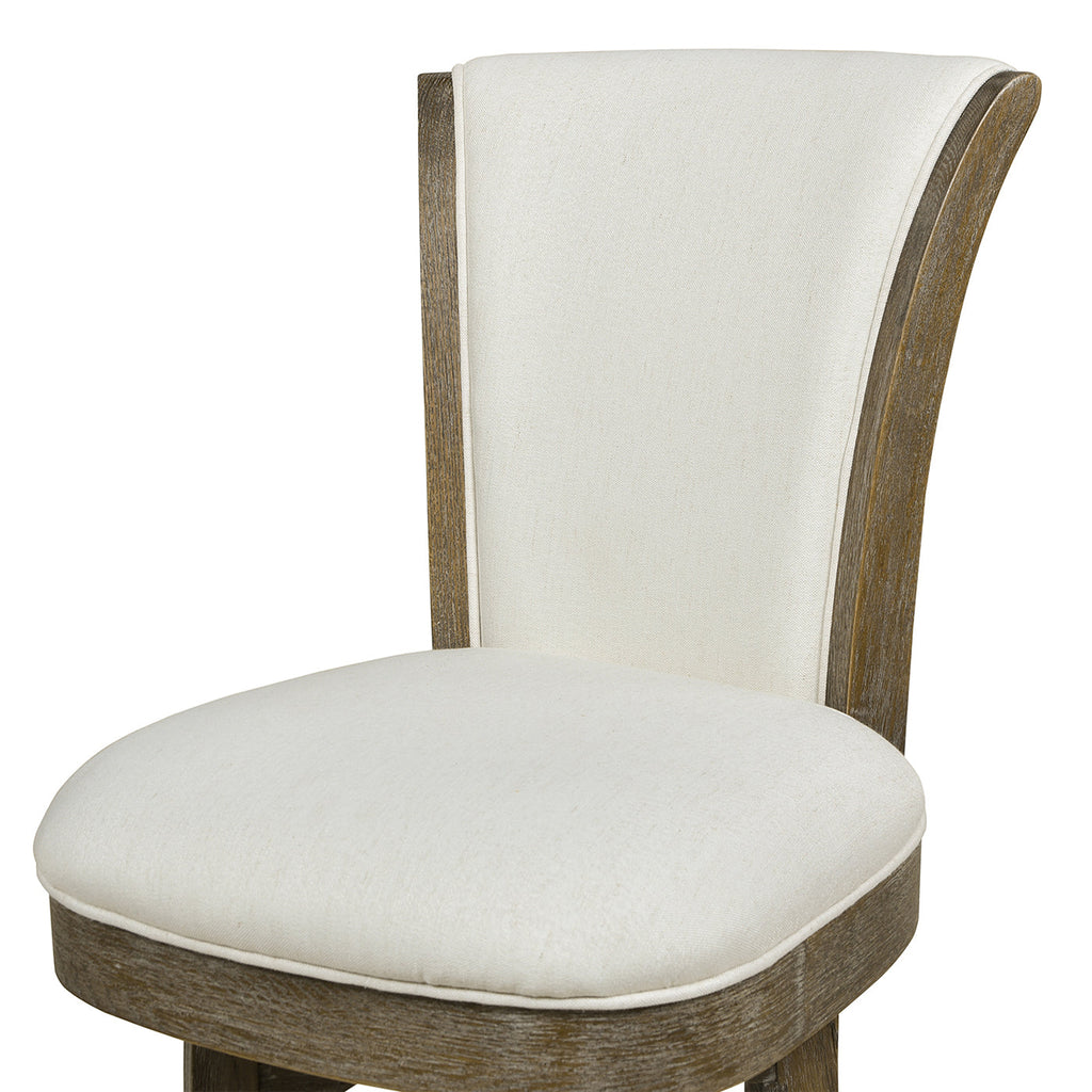 Henry 27" Armless Swivel Counter Height Bar Stool