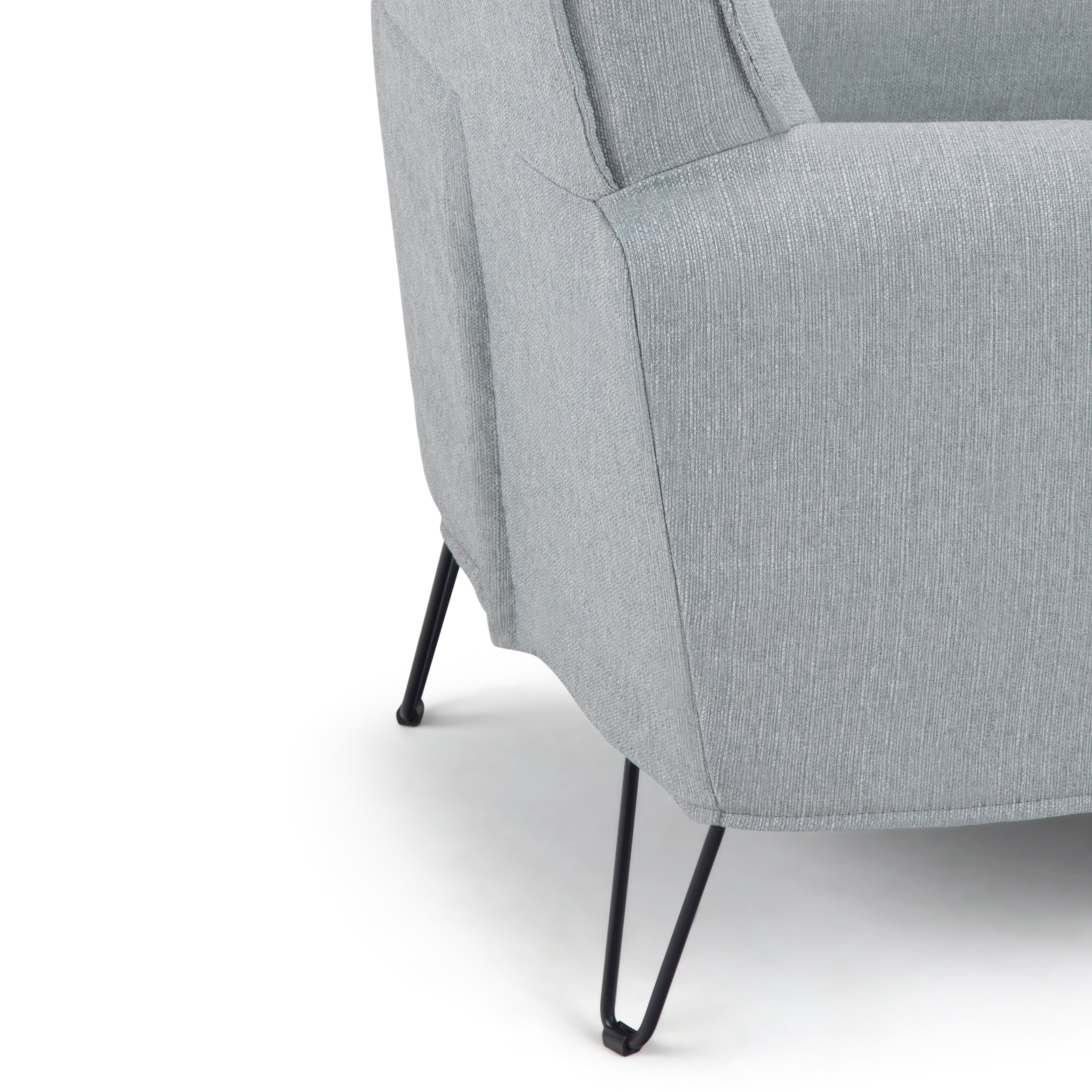 Warren Accent Chair with Hairpin Legs