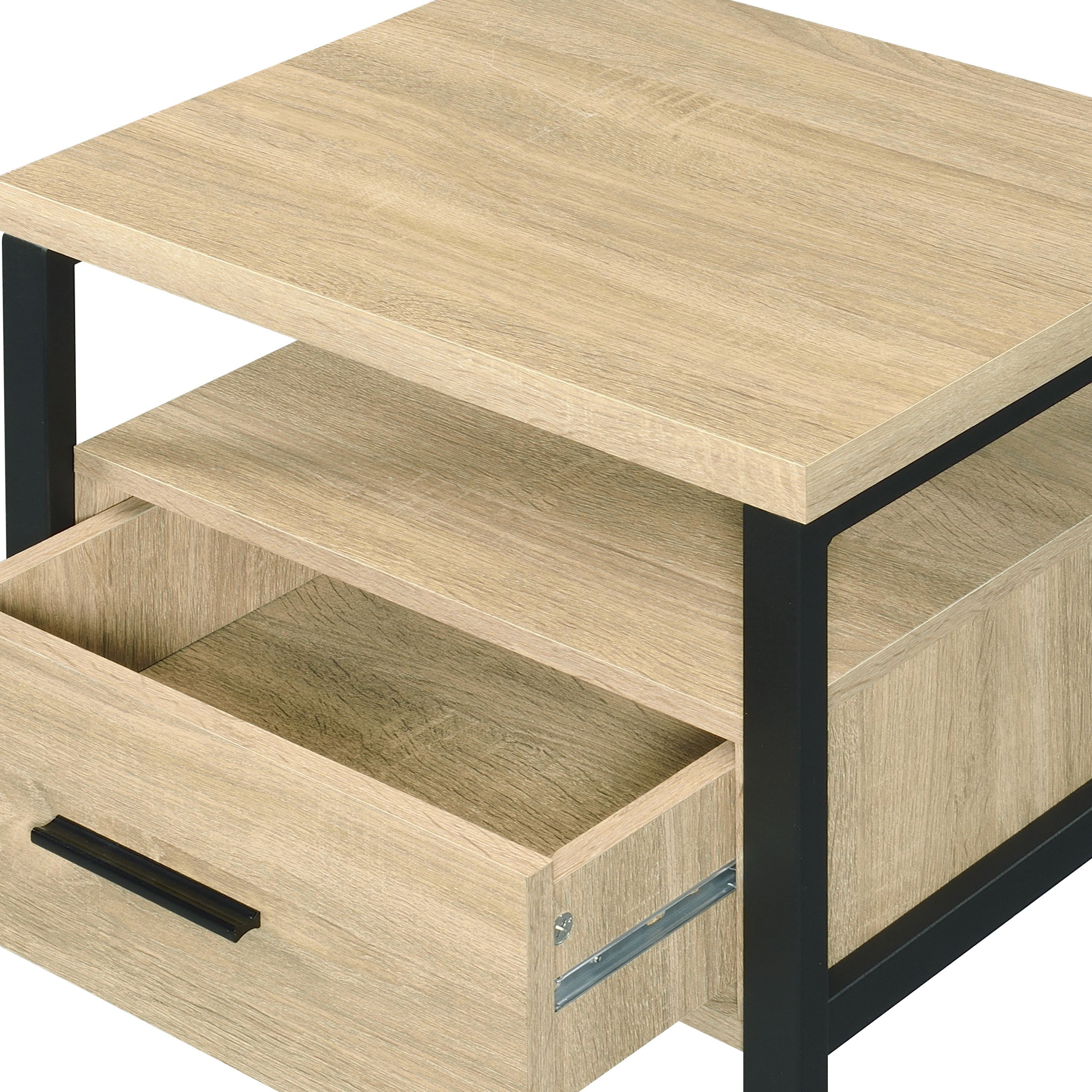 Yawan Storage Drawer Table