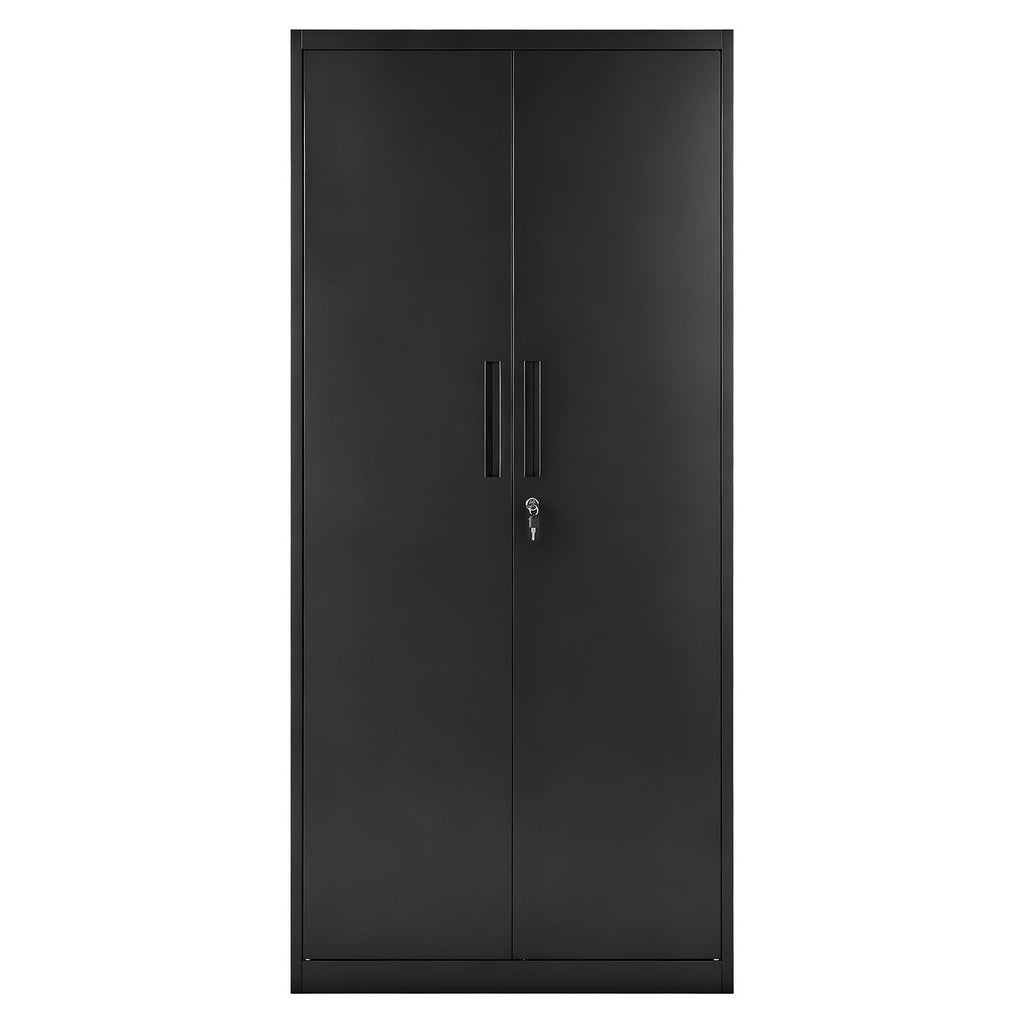 Metal Storage Cabinet with Lockable Steel Construction
