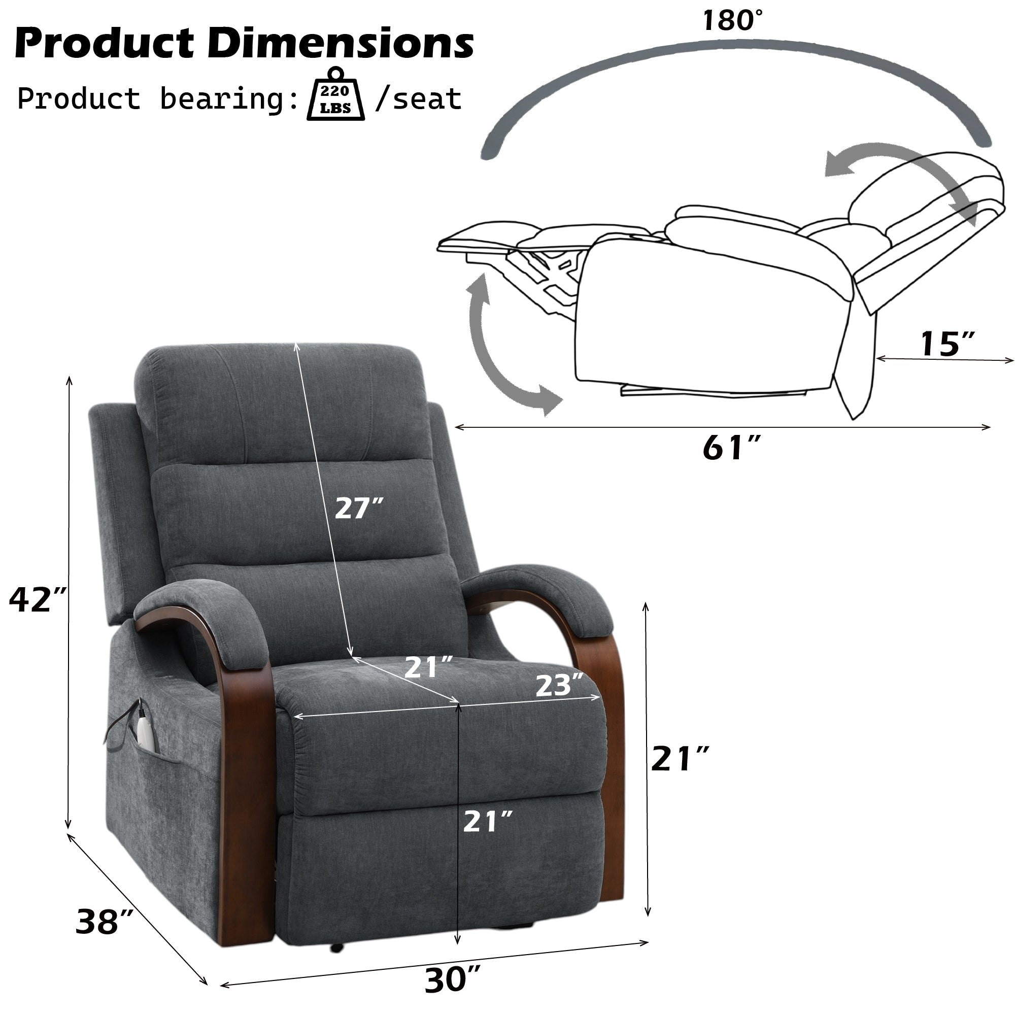 Kayla Recliner Chair