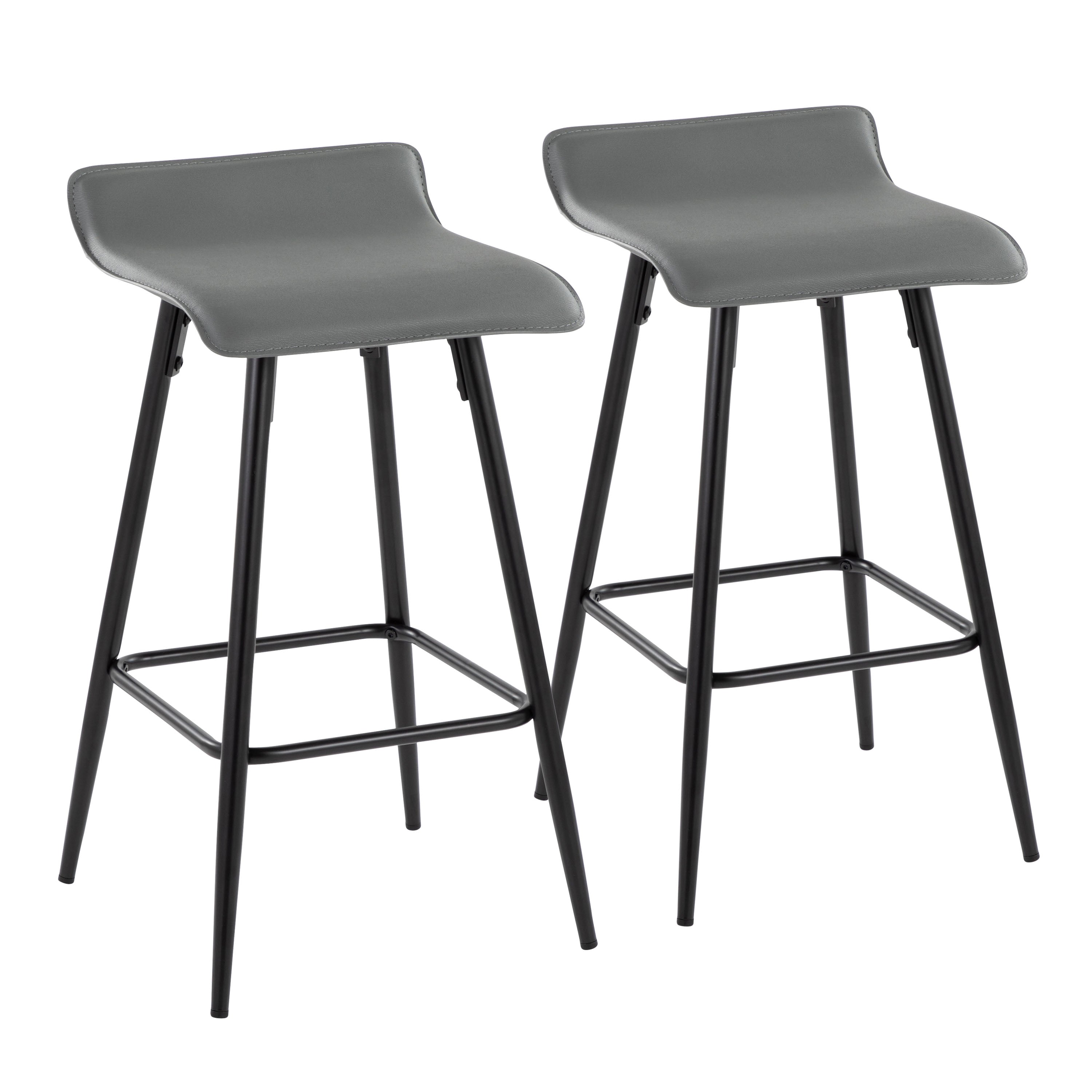 26" Contemporary Fixed Height Counter Stool