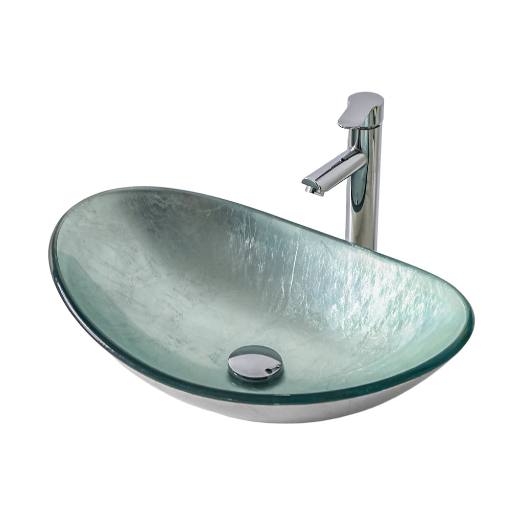 Bathroom Artistic Tempered Glass Sink