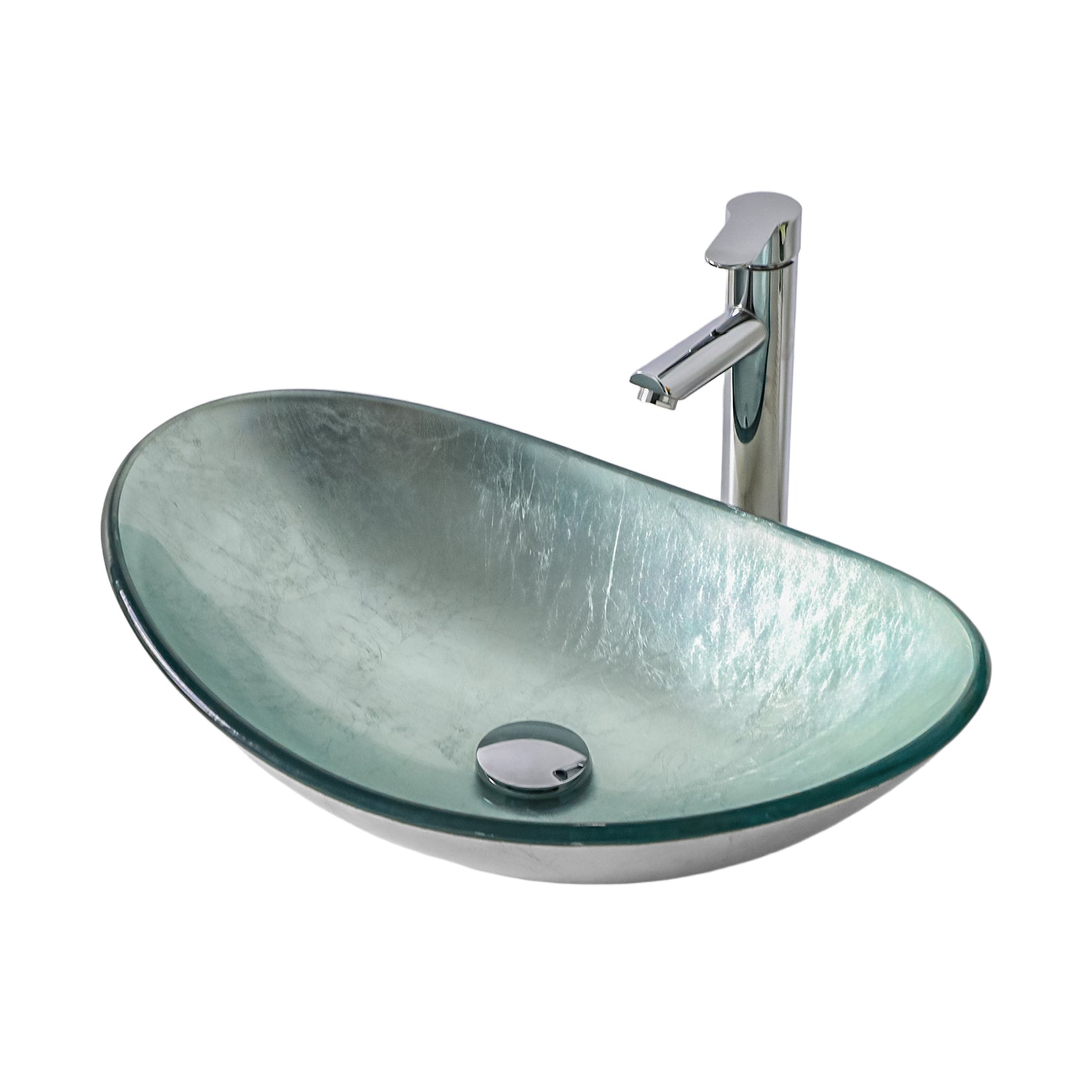 Bathroom Artistic Tempered Glass Sink