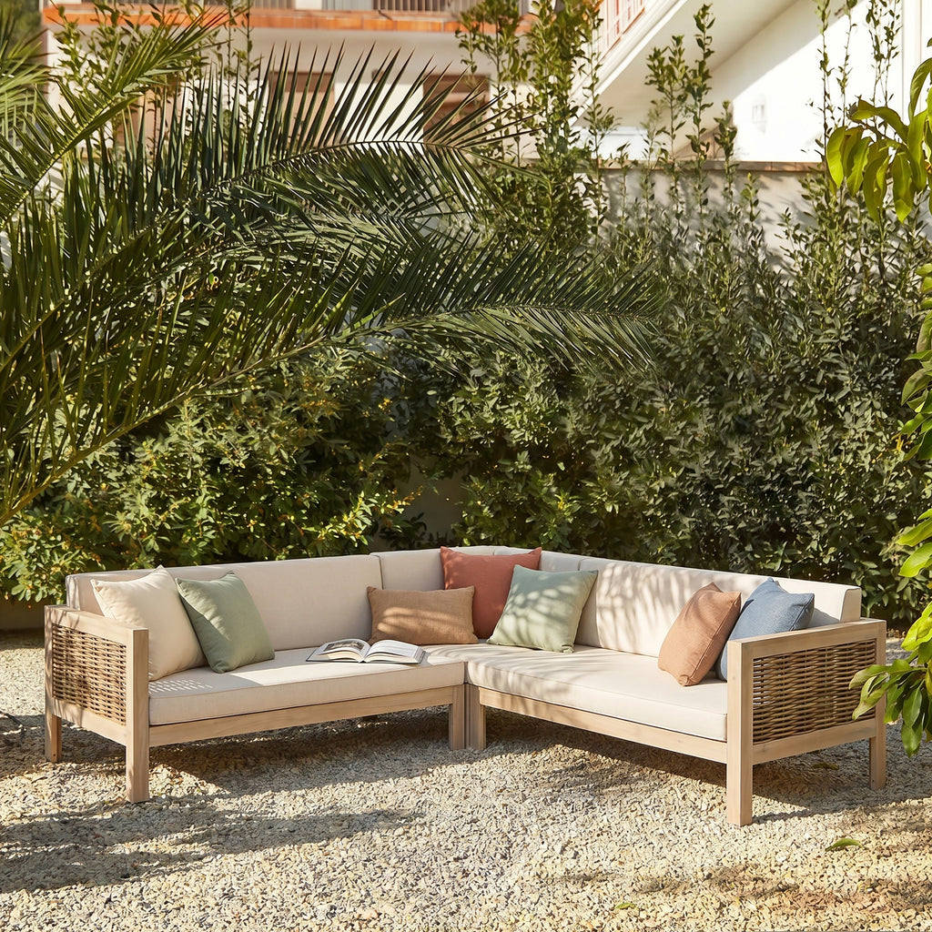 Emir Acacia 5 Seater Sofa Conversational Sets
