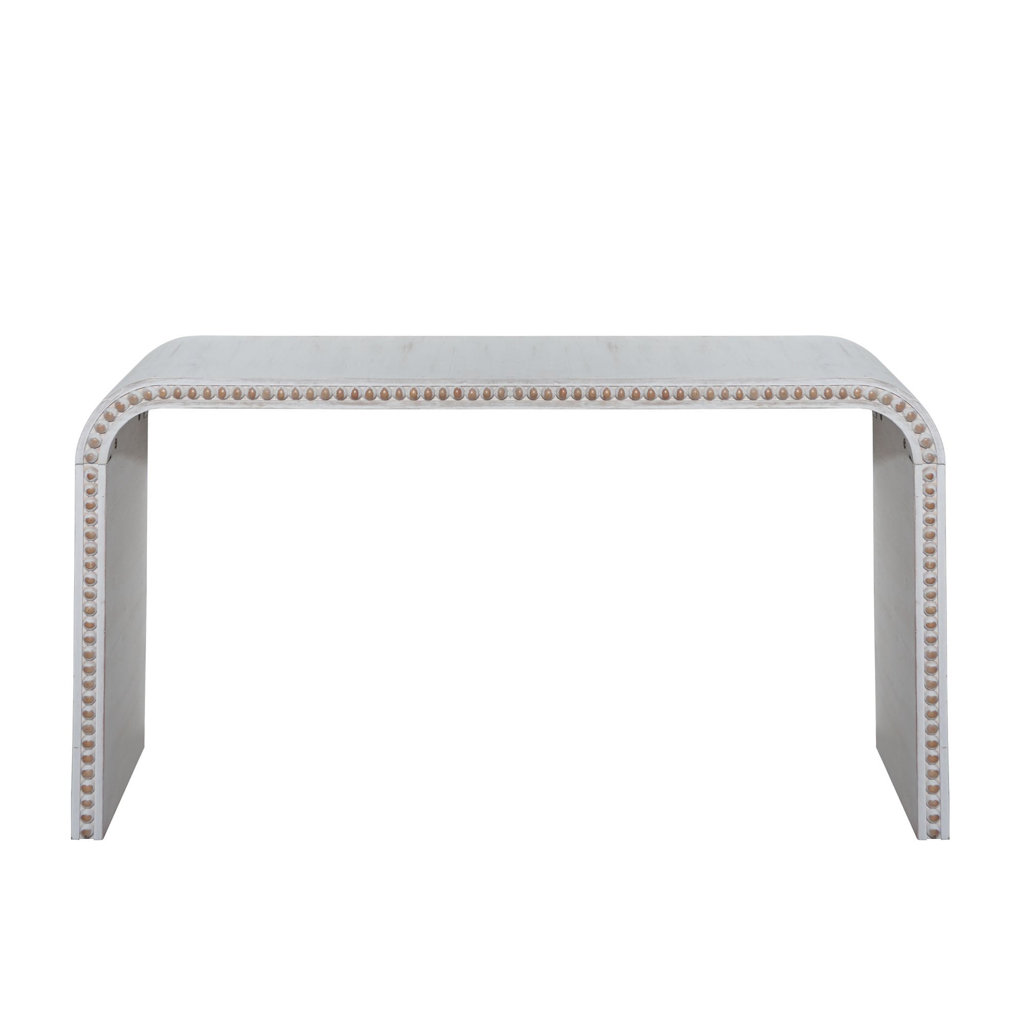 Washed White Console Table