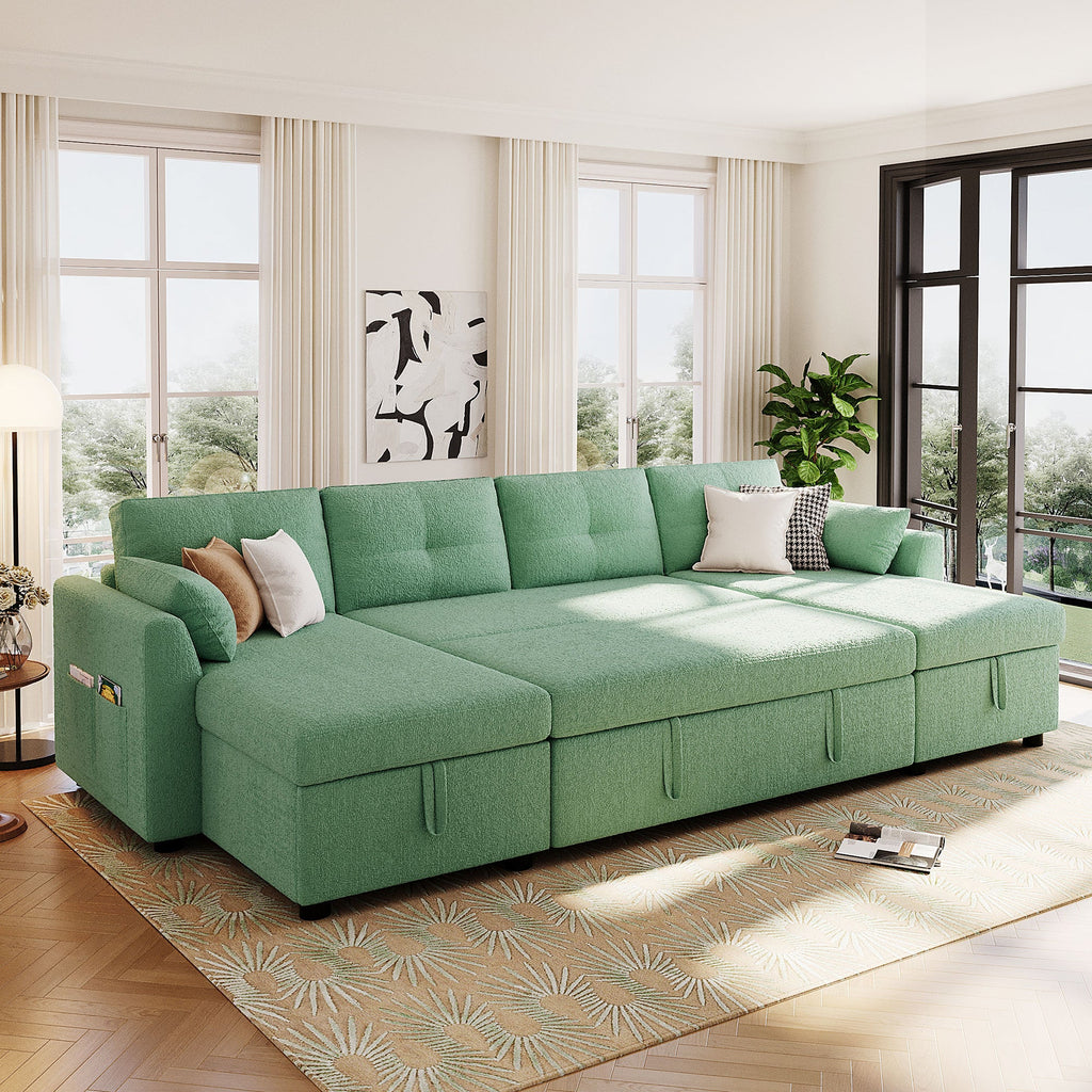 Premium Modern Sectional Sofa U-shaped Sleeper Sofa