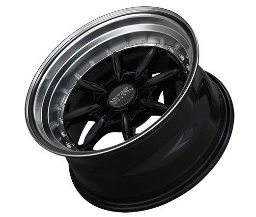 XXR 002.5 Wheel Black / Machined Lip 15x8 0 4x100,4x114.3