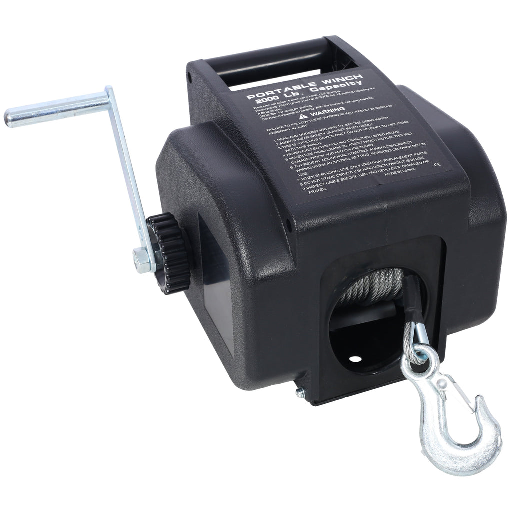 12V 2000lbs Electric Trailer Winch