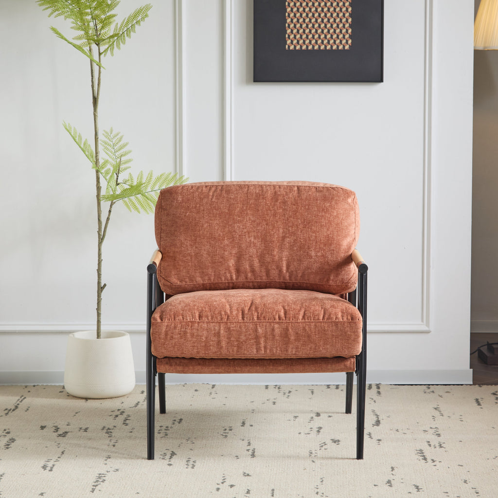 27.56" Modern Accent Chair with Plush Cushions