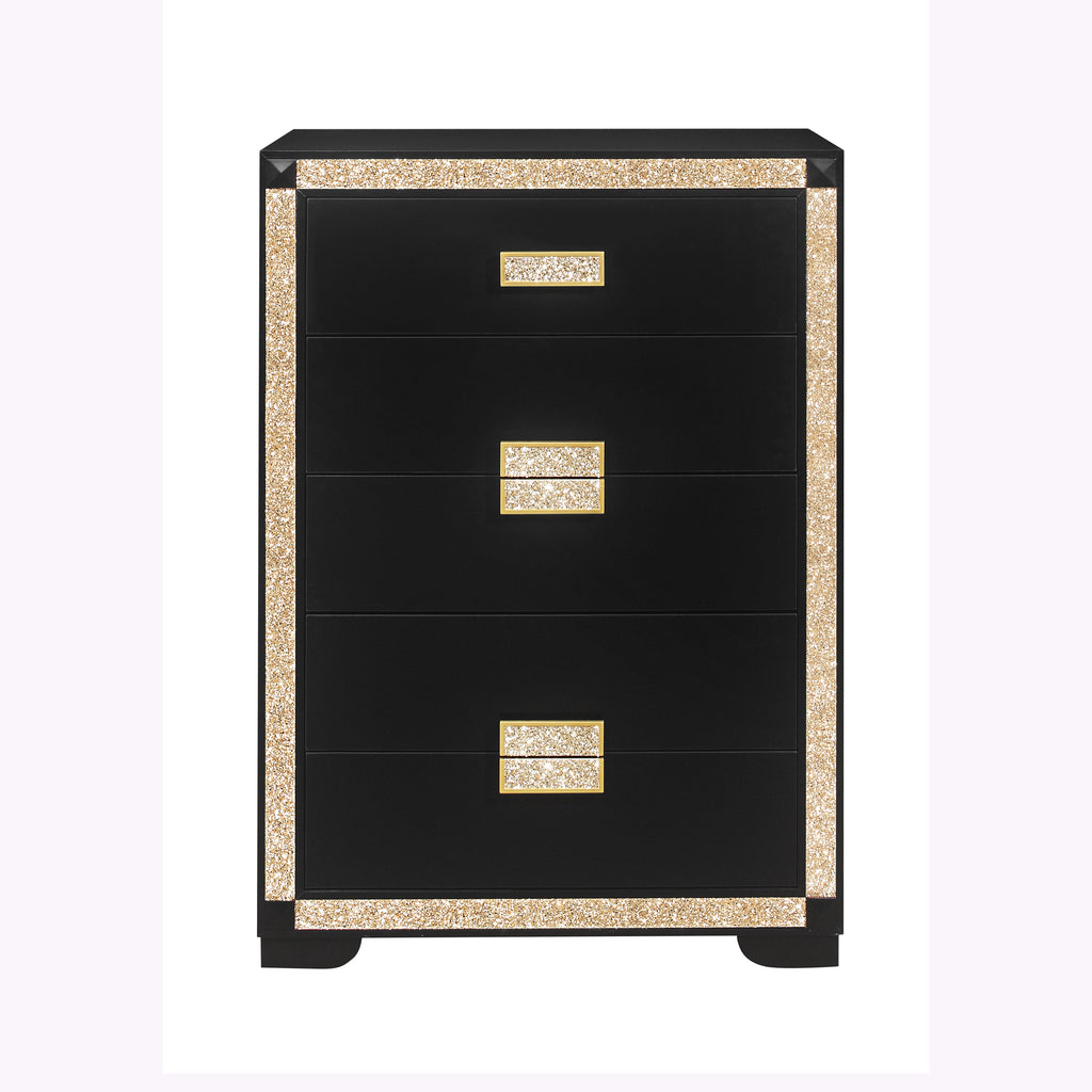 Lively Black/Gold Chest