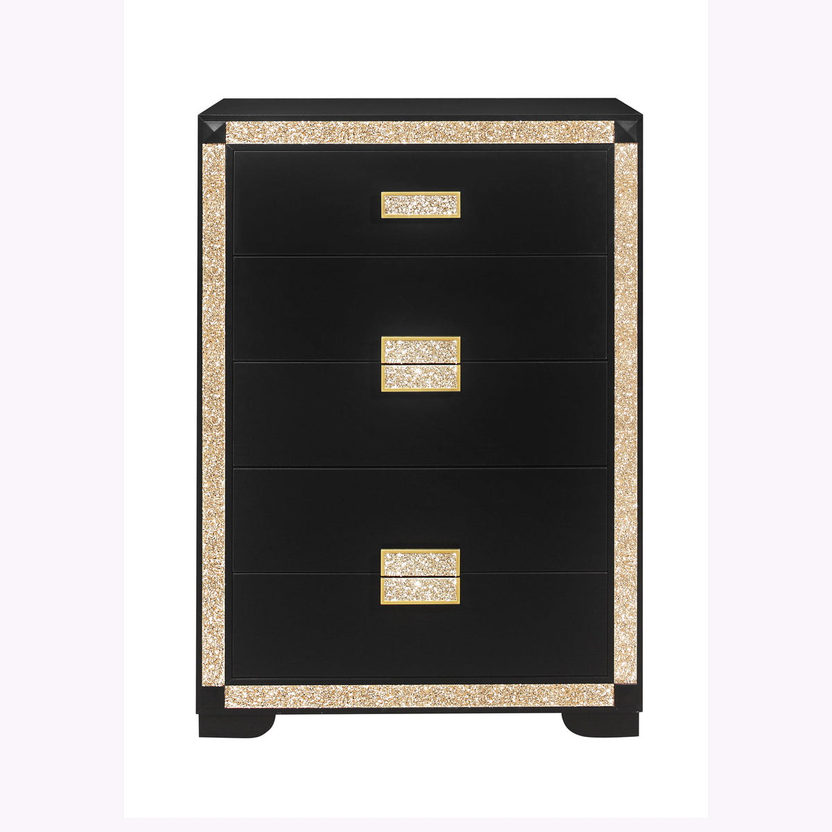 Lively Black/Gold Chest