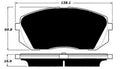 Porterfield Brake Pads for 2019 HYUNDAI VELOSTER w/305mm FD