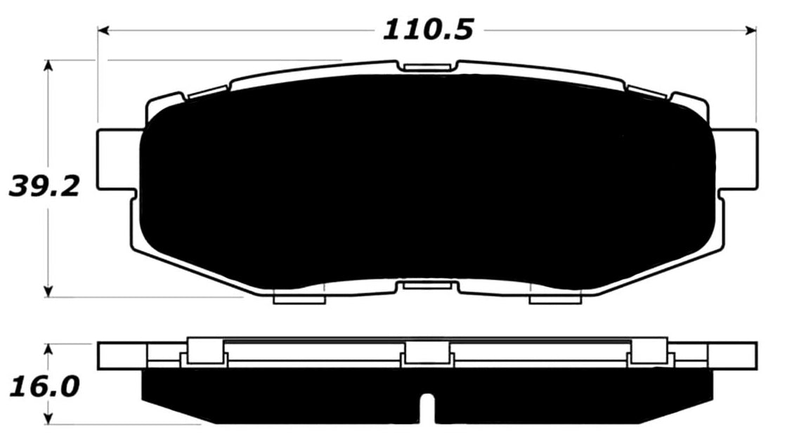 Porterfield Brake Pads for 2011 SUBARU OUTBACK WAGON 3.6R