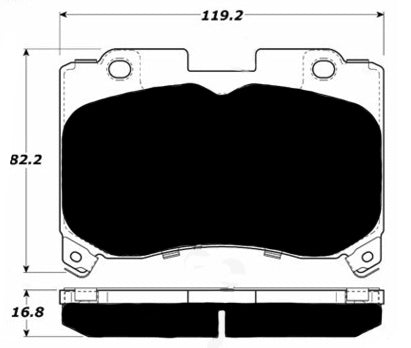 Porterfield Brake Pads for 1997 TOYOTA SUPRA Turbo