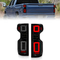 ANZO 19-21 Chevy Silverado Full LED Tailights Black Housing Smoke Lens G2 (w/C Light Bars) 311415