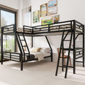 Twin over Full Bunk Bed with Loft Bed and Desk