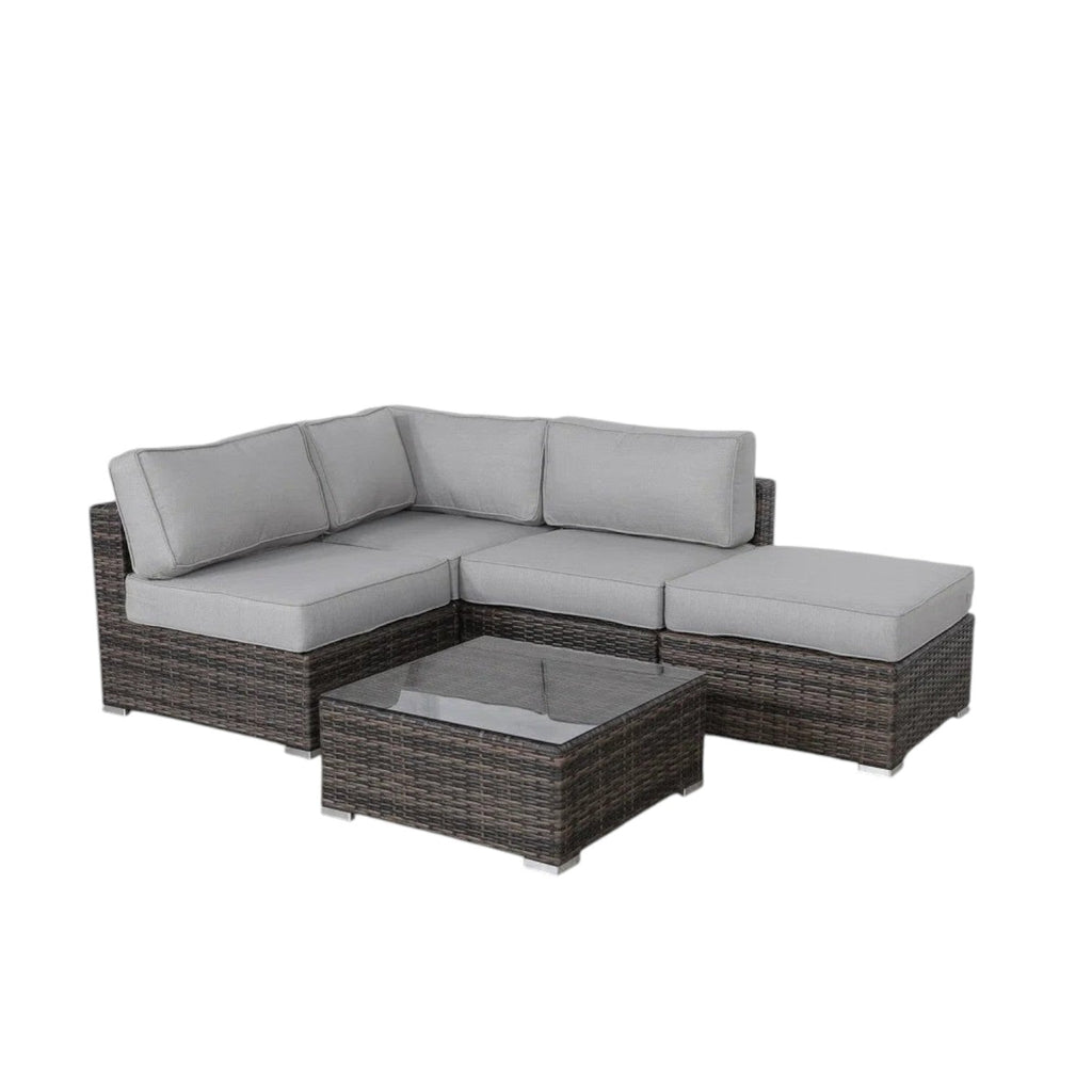 Fully Assembled 3-Piece Wicker Seating Group with Plush Cushions