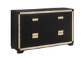Lively Black/Gold Dresser