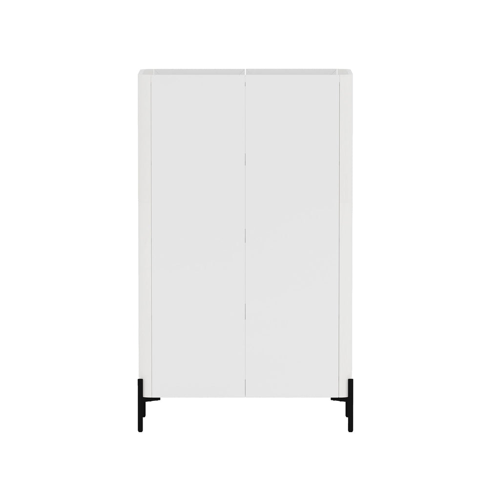 Abbey 32" Tempered Glass Bookcase Cabinet