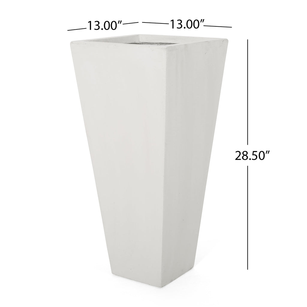 Outdoor Modern MGO Cast Stone Planter