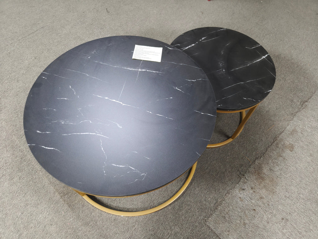 27.6in Nesting Coffee Table Set of 2