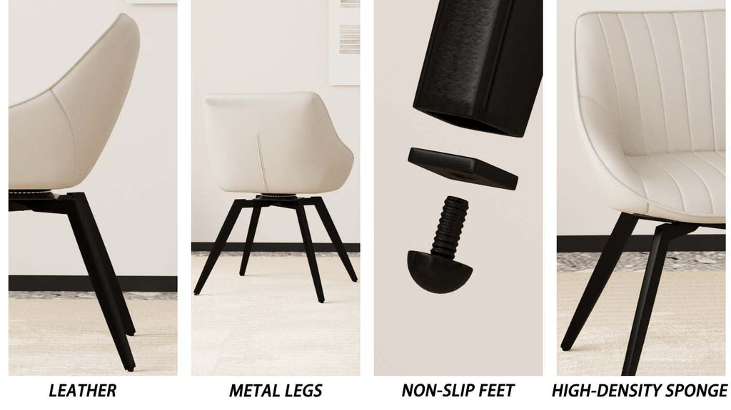 Set of 2 Dining Chairs - Medieval Modern Kitchen Design