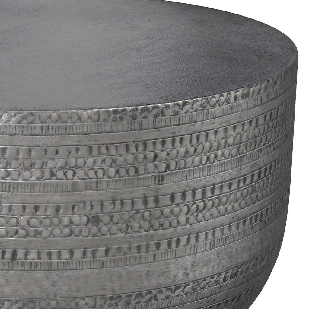 Johnsen Metal Coffee Table in Antique