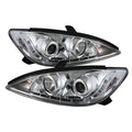 Spyder Toyota Camry 02-06 Projector Headlights DRL Chrome High H1 Low H1 PRO-YD-TCAM02-DRL-C 5042781