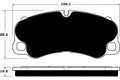 Porterfield Brake Pads for 2016 PORSCHE 918 w/Race Package