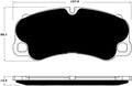 Porterfield Brake Pads for 2016 PORSCHE 918